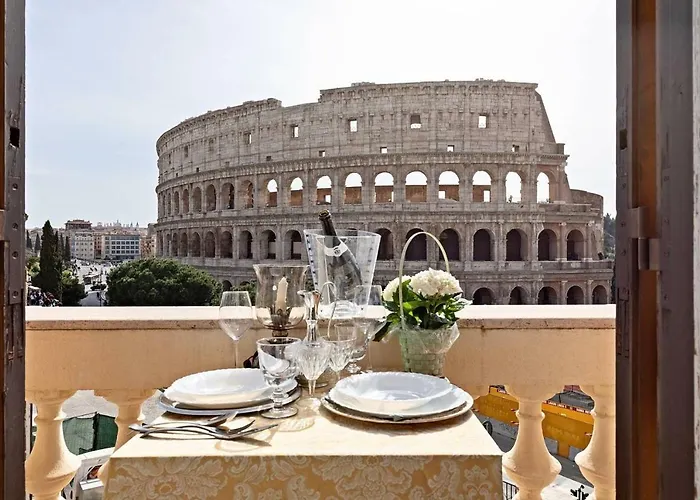 View Colosseo From Jacuzzi Apartmán *